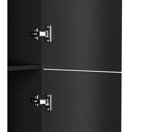 Шкаф-пенал подвесной AM.PM Gem 30 см правый черный матовый M90CHR0306BM