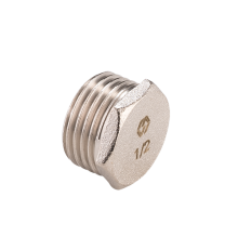 Заглушка латунная General Fittings 1/2 НР BF56104