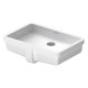 Раковина Duravit Vero 48.5x31.5 см встраиваемая WonderGliss белый 03304800001