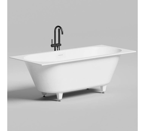 Ванна встраиваемая Salini Ornella Kit 170х75х60 см S-Sense белый глянцевый 103513G