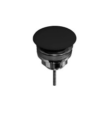 Донный клапан для раковины Kerasan клик-клак керамика черный глянцевый 923304