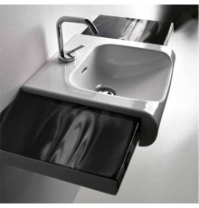 Раковина 120 см 1 отверстие Kerasan Inka Project белый 341734/341101