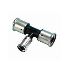 Тройник переходный HENCO 10PK ПВДФ пресс уменьшенный в центре 40x32x40 10PK-403240