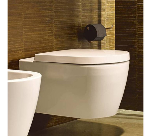 Комплект унитаз подвесной Duravit ME by Starck Rimless 57х37 см с сиденьем SoftClose 45290900A1