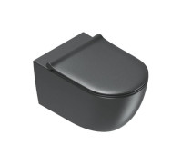 Унитаз подвесной Catalano Sfera 55х35 см безободковый черный матовый 0511550022