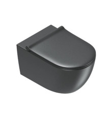 Унитаз подвесной Catalano Sfera 55х35 см безободковый черный матовый 0511550022