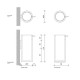 Дозатор для мыла Decor Walther Stone SSP настольный белый хром 0972354