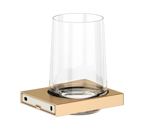 Стакан Keuco Edition 11 подвесной хрустальный brushed brass 11150259000