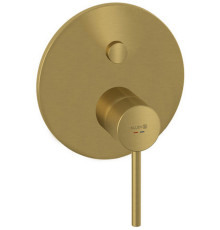 Смеситель для душа Kludi Bozz на 2 потребителя внешняя часть брашированное золото 38659N076