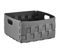 Корзинка ADJ Bottega 35х35х20 см серый/черный 1045.03/01