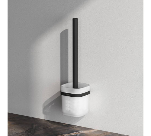 Стойка с туалетной щеткой AM.PM Func напольная черный A8F33322