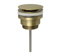 Донный клапан для раковины Splendy Click-Clack 1 1/4 универсальный золото матовое AA3071ORMGM