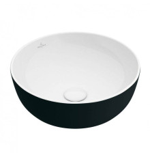 Раковина накладная Villeroy & Boch Artis 430x430 мм Coal Black 417943BCT8