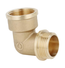 Угольник резьбовой латунный Gappo 1 ВР/НР G1207