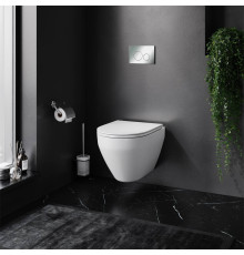 Комплект инсталляция с подвесным унитазом AM.PM FlashClean с сиденьем микролифт и клавишей IS49051.701700