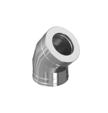 Отвод-сэндвич Теплов и Сухов 135° Ø115/200 мм AISI 304 0.8 мм нерж/ceramics 00-00000405