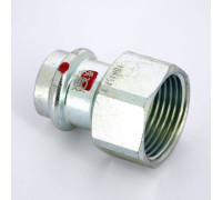 Муфта переходная пресс-В Viega Prestabo 22х1 оцинкованная сталь 642167