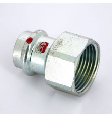 Муфта переходная пресс-В Viega Prestabo 22х1 оцинкованная сталь 642167