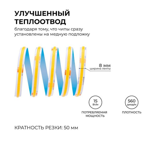 Лента светодиодная Apeyron Electrics 00-481