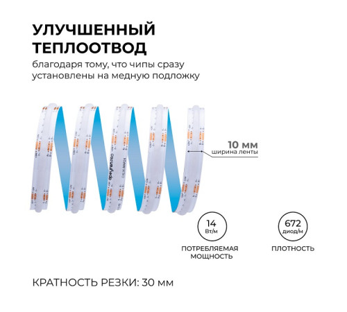 Лента светодиодная Apeyron Electrics 00-493