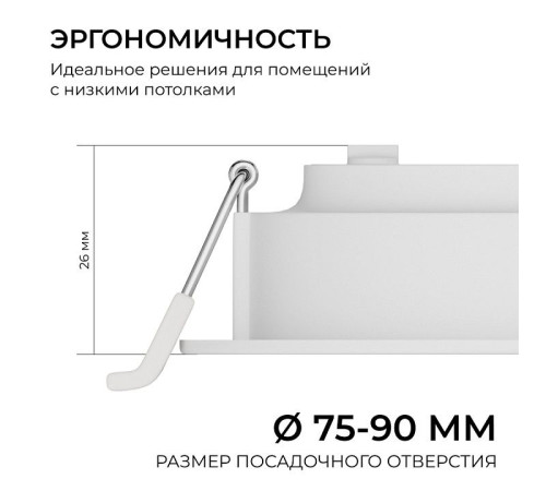 Встраиваемый светильник Apeyron Electrics 06-160