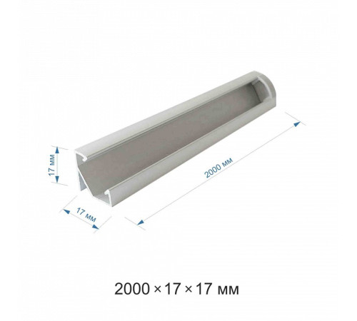 Профиль накладной угловой внутренний Apeyron Electrics 08-21-01