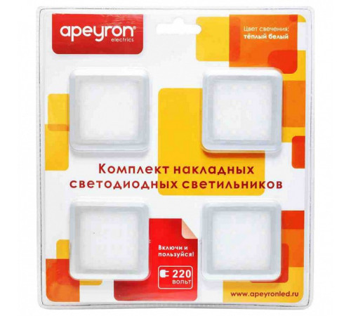 Набор накладных светильников Apeyron Electrics 12-02