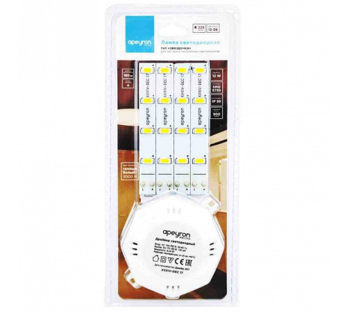 Модуль светодиодный Apeyron Electrics 12-08