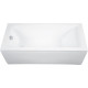Ванна акриловая Aquanet Bright 155x70 см с каркасом и сливом-переливом 00239666