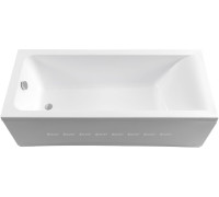 Ванна акриловая Aquanet Bright 180x75 см с каркасом и сливом-переливом 00347766