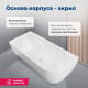 Ванна акриловая Aquanet Family Elegant A 1800x800 мм со сливом-переливом White Gloss 3805-N-GW
