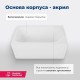 Ванна акриловая Aquanet West 120x70 см в комплекте 00205558