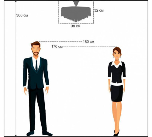 Люстра на штанге Arti Lampadari Castellana Castellana E 1.3.38.602 G
