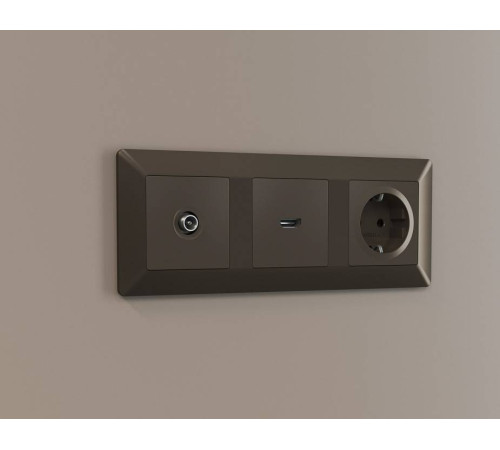 Рамка на 3 поста Ambrella Volt Line AF110633