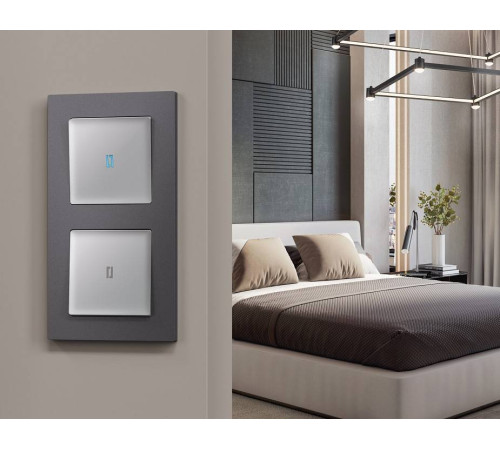 Рамка на 4 поста Ambrella Volt Techno AF220654