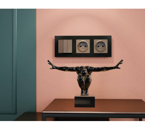 Рамка на 2 поста Ambrella Volt Techno AF220702