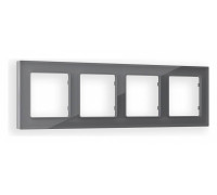 Рамка на 4 поста Ambrella Volt Platos Стекло органическое AF330654