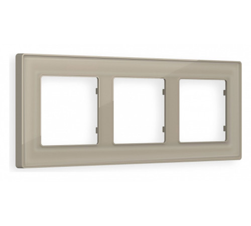 Рамка на 3 поста Ambrella Volt Arctic AF580363