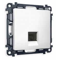 Розетка Ethernet RJ-45 и со шторками, без рамки Ambrella Volt Quant MA132010