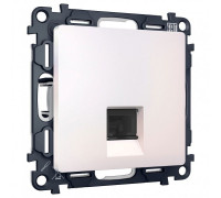 Розетка Ethernet RJ-45 и со шторками, без рамки Ambrella Volt ALFA MA212005