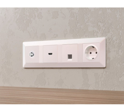 ТВ-розетка без рамки Ambrella Volt ALFA MA213050