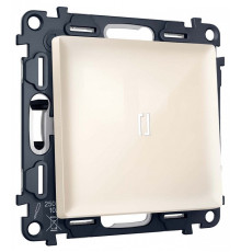 Выключатель самовозвратный одноклавишный с подсветкой, без рамки Ambrella Volt MA MA302055