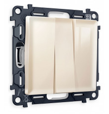 Выключатель трехклавишный без рамки Ambrella Volt Quant MA305010