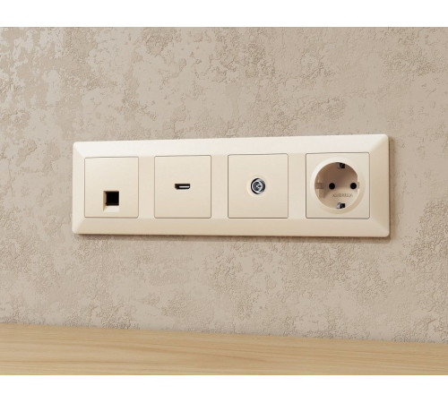 ТВ-розетка оконечная без рамки Ambrella Volt ALFA MA333005
