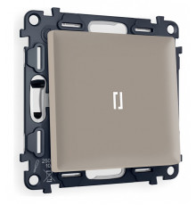 Выключатель одноклавишный с подсветкой без рамки Ambrella Volt Quant MA362015