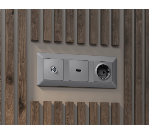 ТВ-розетка оконечная без рамки Ambrella Volt ALFA MA513005