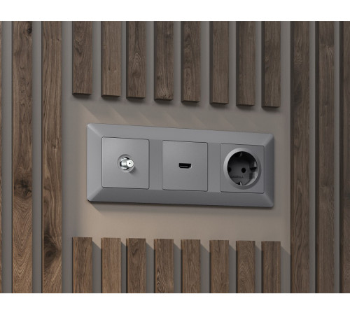 ТВ-розетка без рамки Ambrella Volt ALFA MA513050