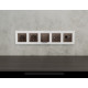 ТВ-розетка и розетка Ethernet RJ-45 без рамки Ambrella Volt ALFA MA642510
