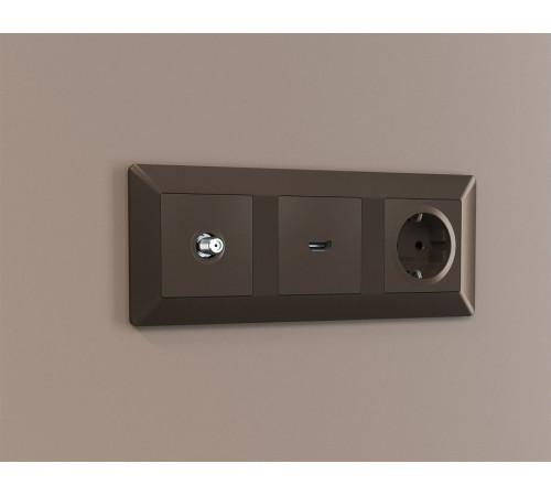ТВ-розетка без рамки Ambrella Volt ALFA MA643050