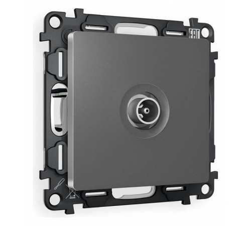 ТВ-розетка оконечная без рамки Ambrella Volt Quant MA663010